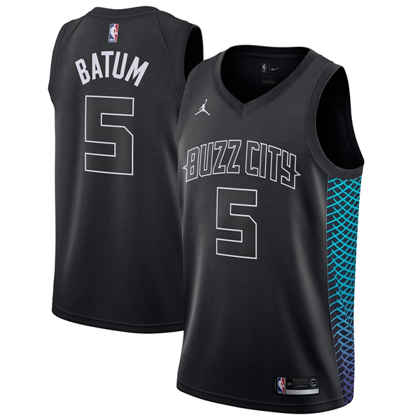 Nicolas Batum, Charlotte Hornets - City Edition - Cliquez sur l'image pour la fermer